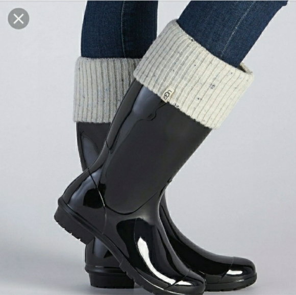 **HP**NIB UGG Shaye Tall Rainboot Socks - Picture 2 of 10